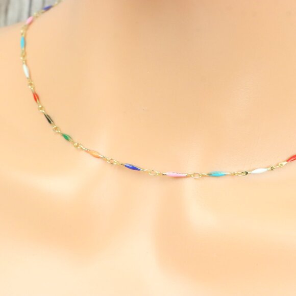 "Minimalist Necklace Chain, Elegant Jewelry for Women & Girls | MLCRC1843 - Picture 8 of 10